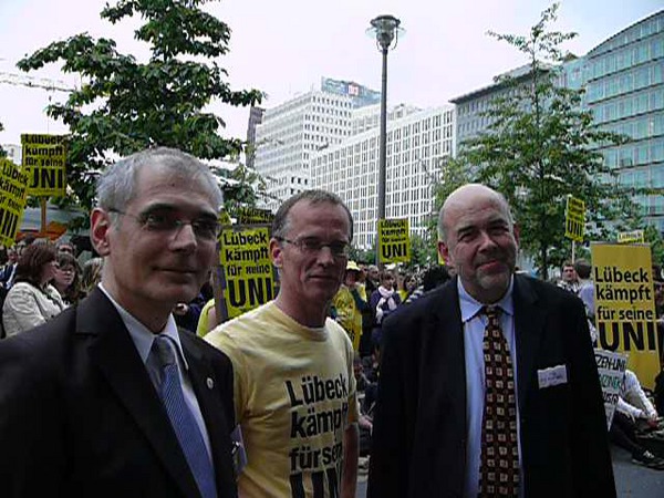 Prof. Prestin, De Wit, Hilgenfeld in Berlin